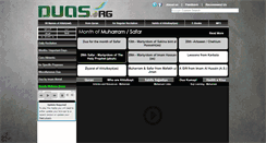 Desktop Screenshot of duas.org